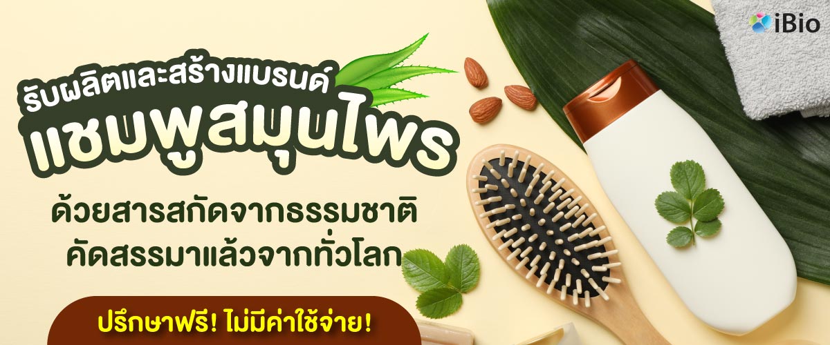 รับผลิตแชมพูสมุนไพร