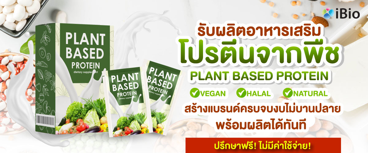 รับผลิตอาหารเสริมโปรตีนจากพืช plant based protein รับผลิตอาหารเสริมโปรตีนจากพืช plant based protein