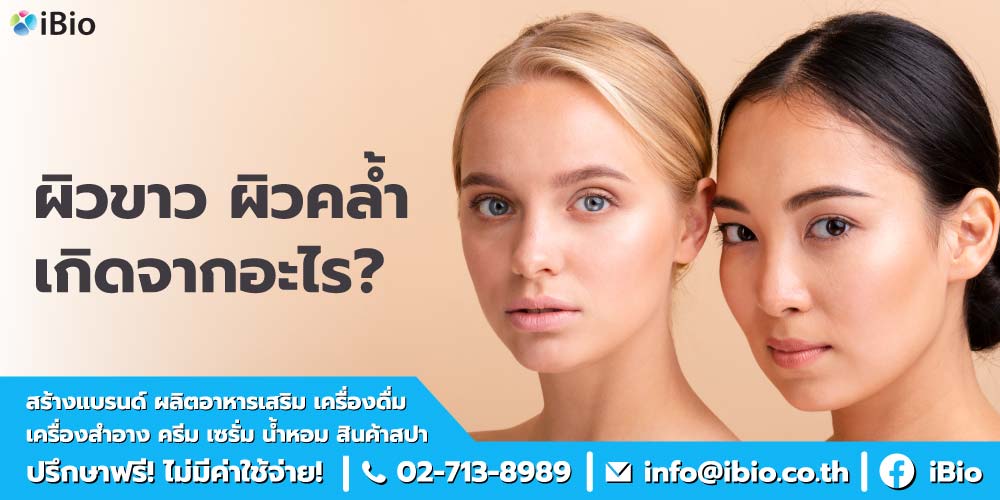 ผิวขาว ผิวคล้ำ เกิดจากอะไร